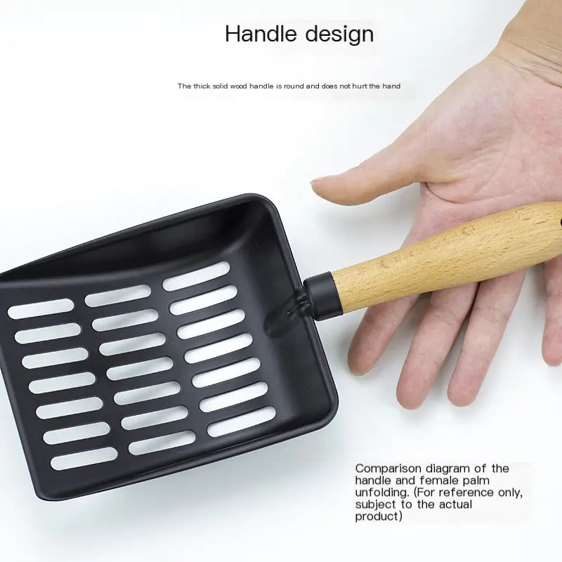 Metal Cat Litter Scoop with Fine Holes for Pets