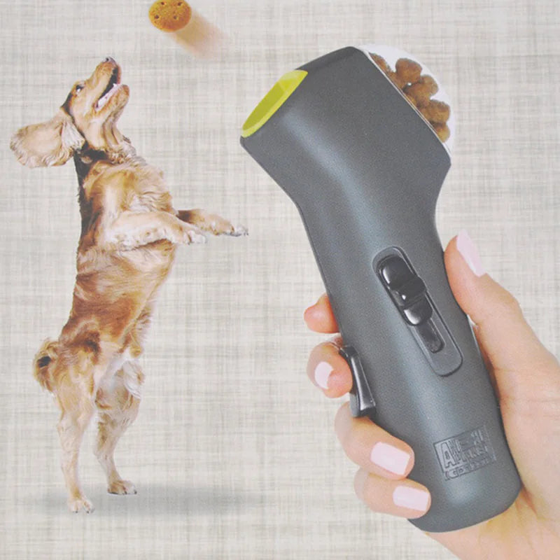 Automatic Pet Snack Launcher for Outdoor Training Toys