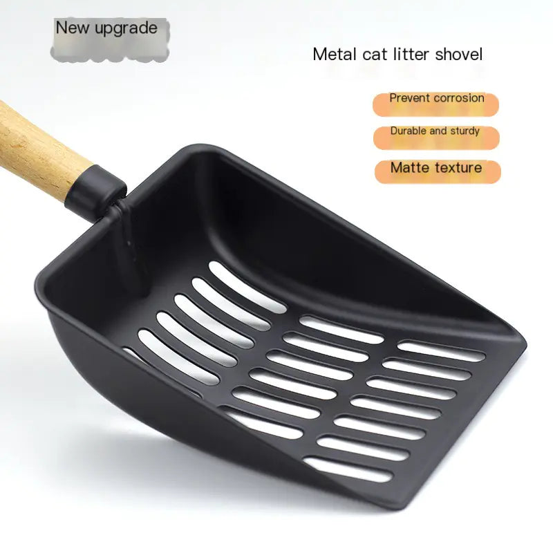 Metal Cat Litter Scoop with Fine Holes for Pets