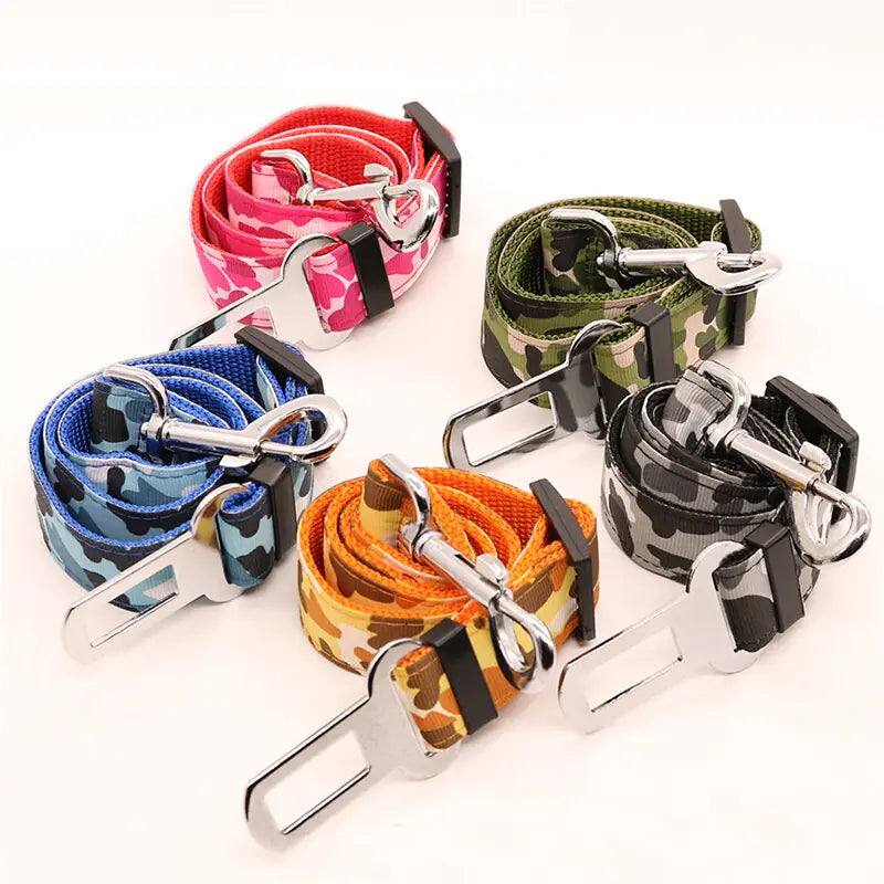 Camouflage Pet Safety Belt for Car Travel