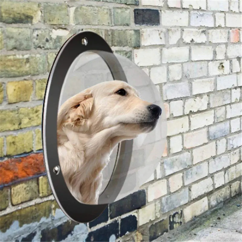 Acrylic Semi-circular Cover for Pet Fence Window