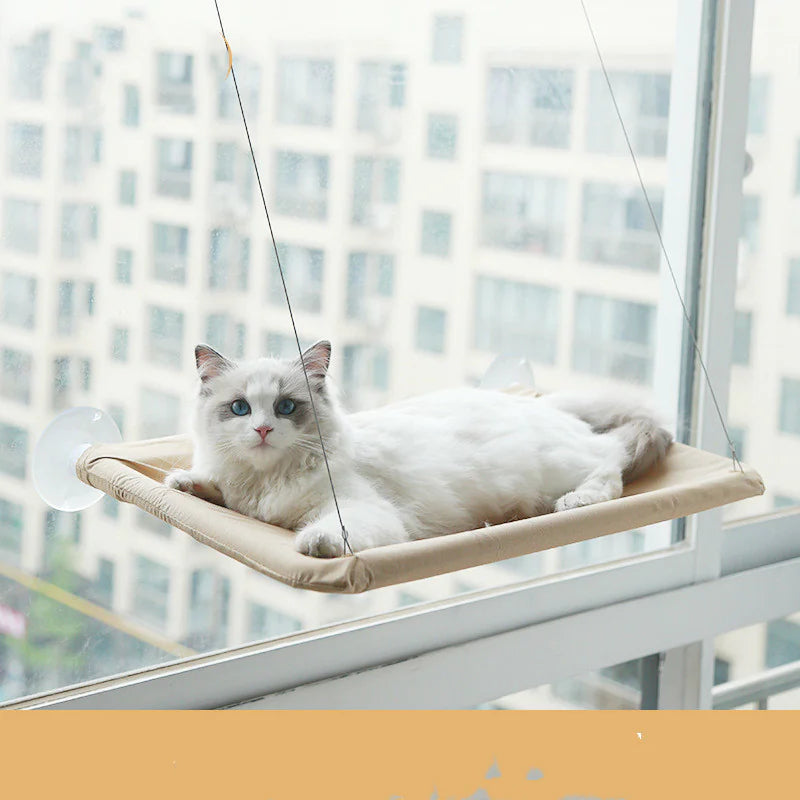 Cat Window Hammock with Litter Sucker