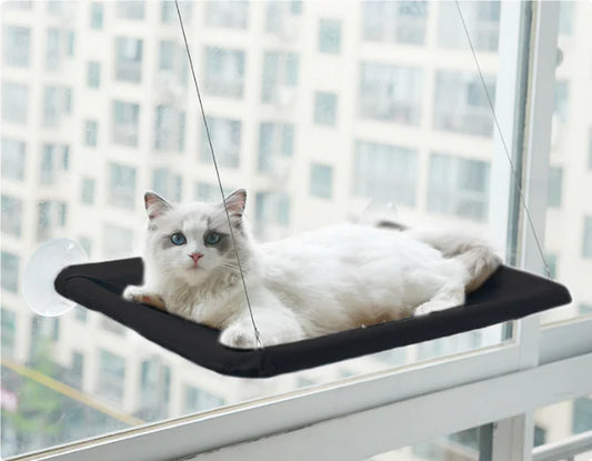 Cat Window Hammock with Litter Sucker