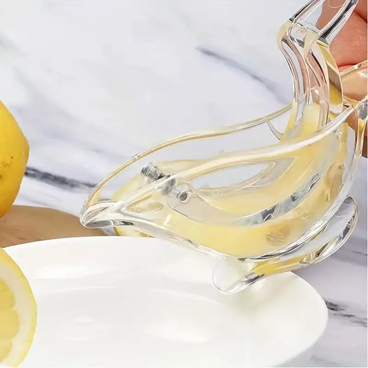 Transparent Acrylic Manual Lemon Squeezer Tool