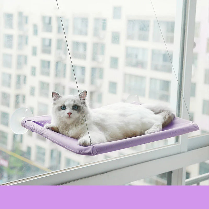 Cat Window Hammock with Litter Sucker