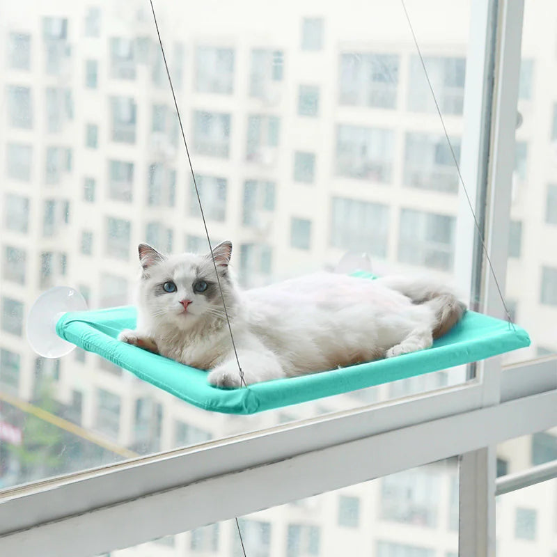 Cat Window Hammock with Litter Sucker