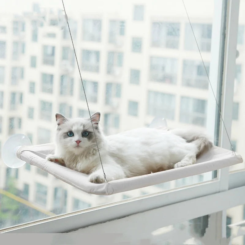 Cat Window Hammock with Litter Sucker