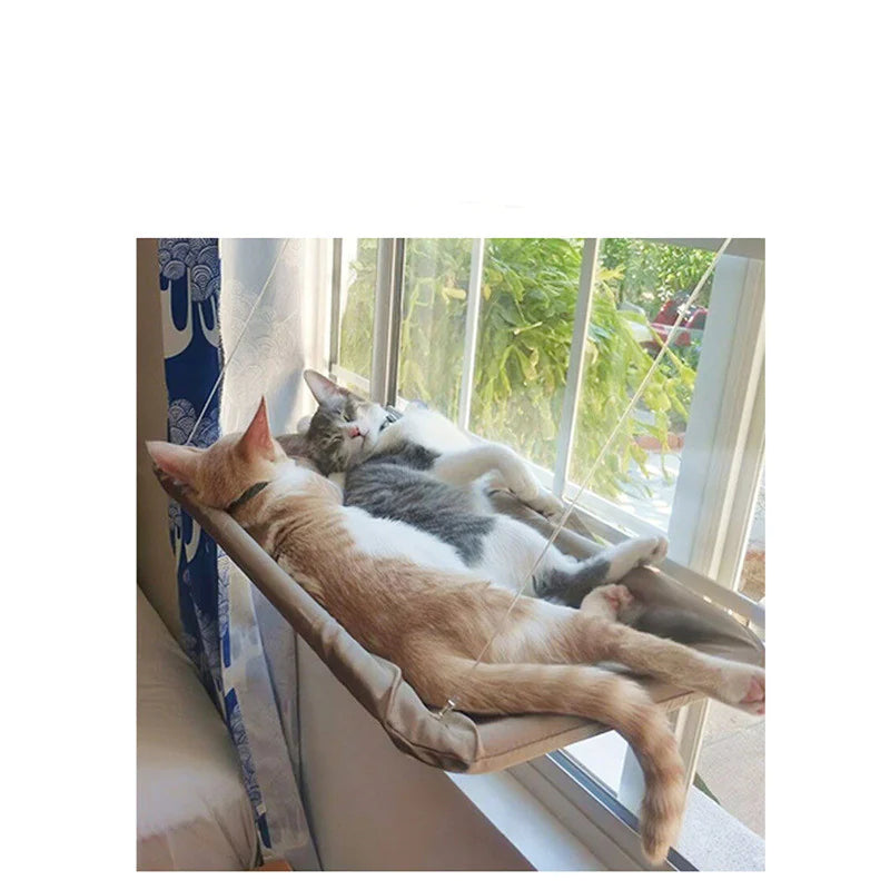 Cat Window Hammock with Litter Sucker