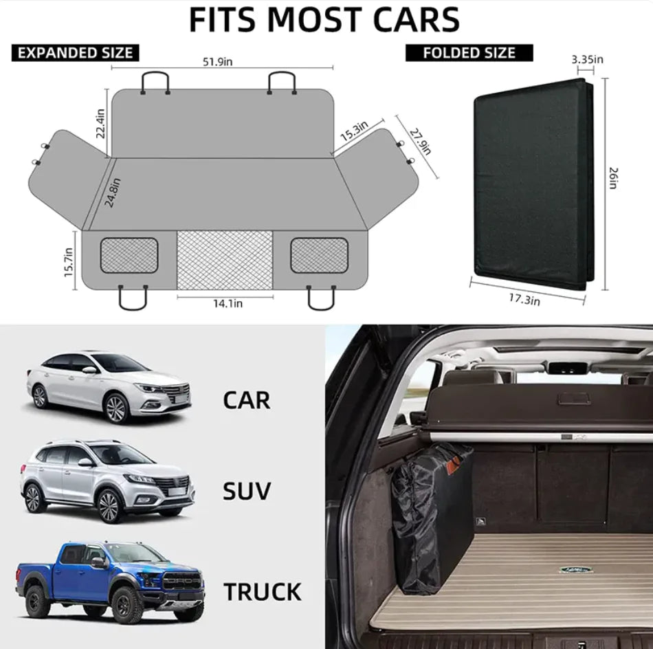 Waterproof Car Pet Bed Cushion